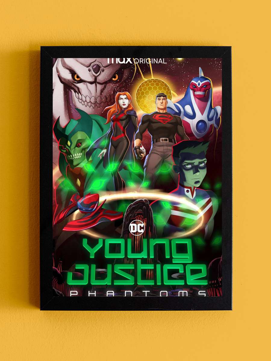 Genç Kahramanlar - Young Justice Dizi Tablo Siyah Çerçeveli Dizi Poster Duvar Tablo