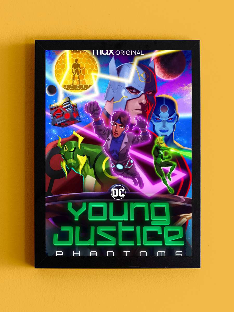 Genç Kahramanlar - Young Justice Dizi Tablo Siyah Çerçeveli Dizi Poster Duvar Tablo