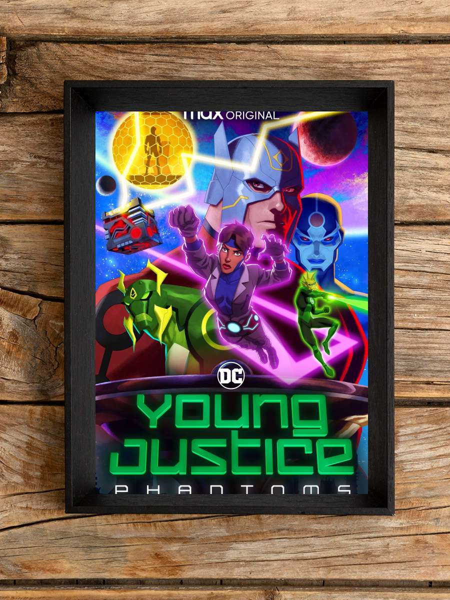 Genç Kahramanlar - Young Justice Dizi Tablo Siyah Çerçeveli Dizi Poster Duvar Tablo