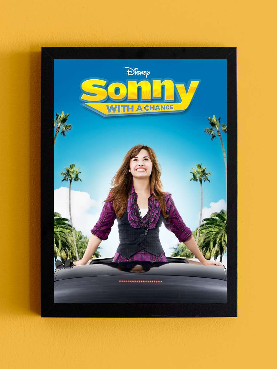 Sonny'nin Yıldızı - Sonny with a Chance Dizi Tablo Siyah Çerçeveli Dizi Poster Duvar Tablo