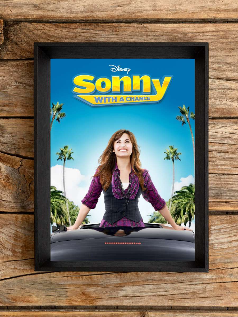 Sonny'nin Yıldızı - Sonny with a Chance Dizi Tablo Siyah Çerçeveli Dizi Poster Duvar Tablo