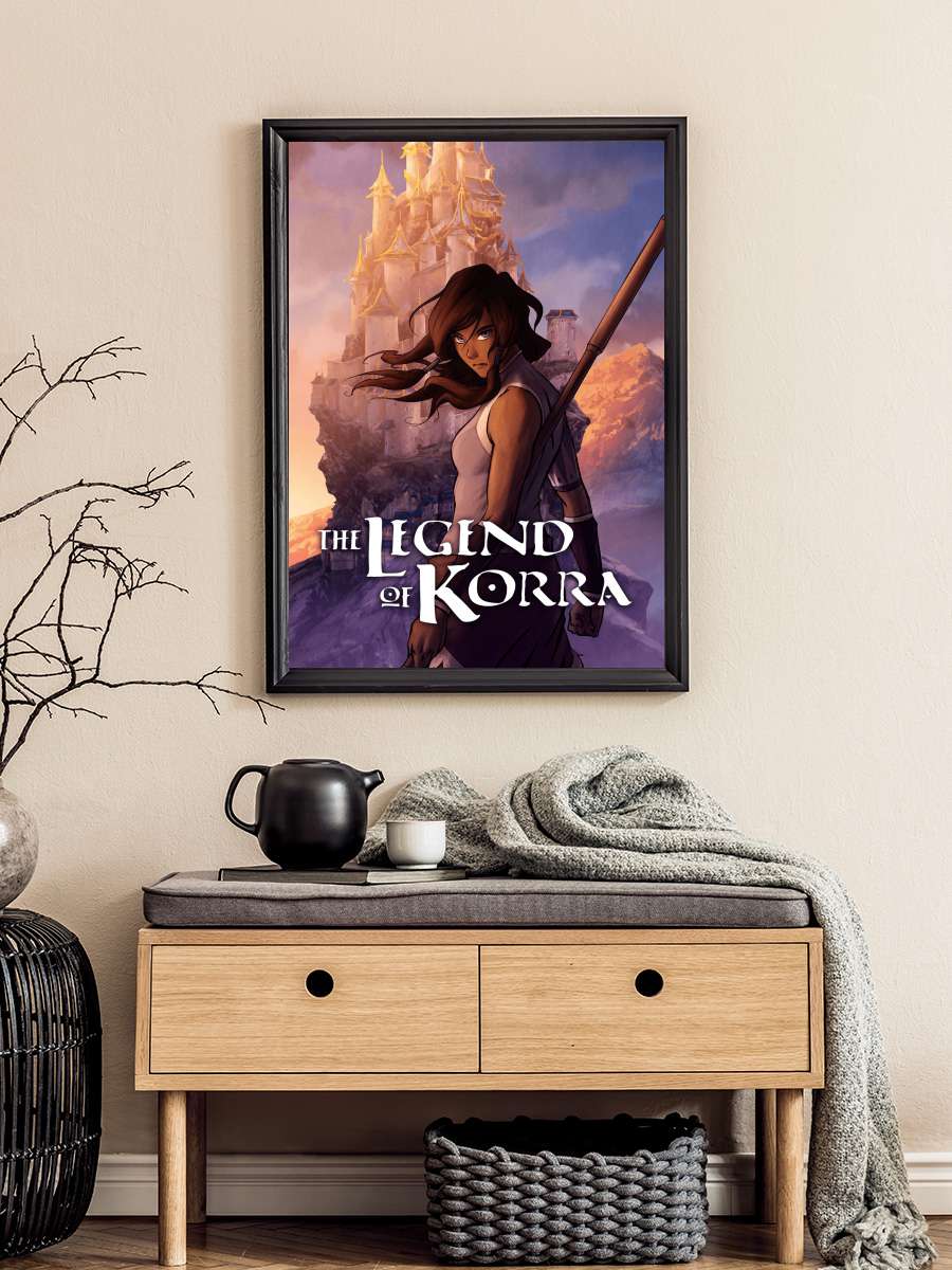 Avatar: The Legend of Korra - The Legend of Korra Dizi Tablo Siyah Çerçeveli Dizi Poster Duvar Tablo