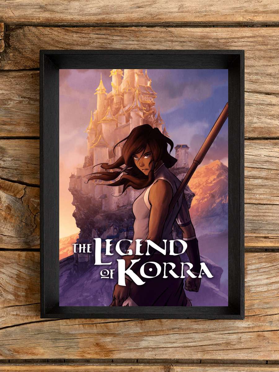 Avatar: The Legend of Korra - The Legend of Korra Dizi Tablo Siyah Çerçeveli Dizi Poster Duvar Tablo