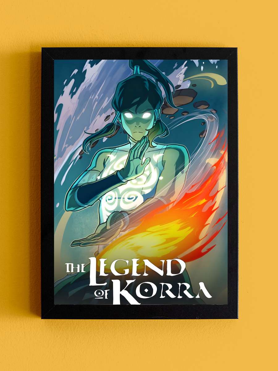 Avatar: The Legend of Korra - The Legend of Korra Dizi Tablo Siyah Çerçeveli Dizi Poster Duvar Tablo