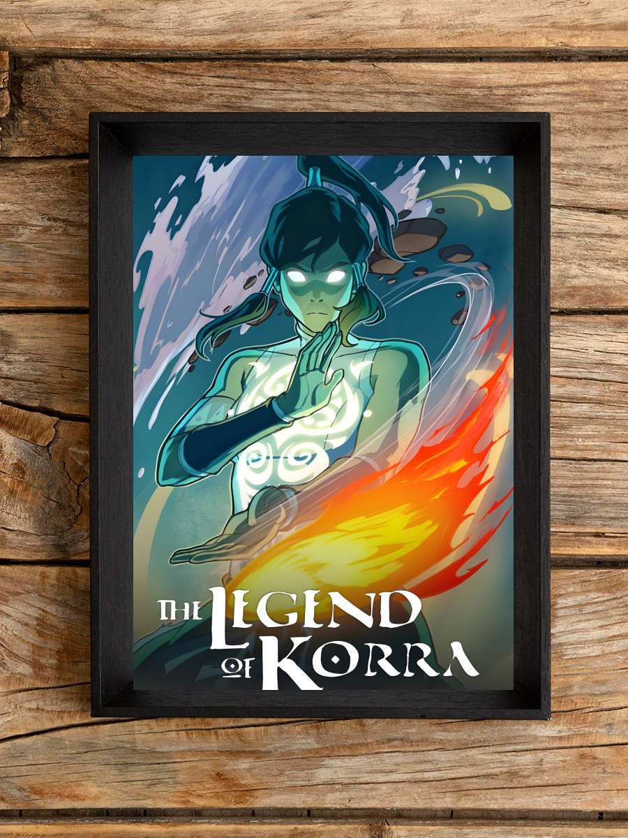 Avatar: The Legend of Korra - The Legend of Korra Dizi Tablo Siyah Çerçeveli Dizi Poster Duvar Tablo