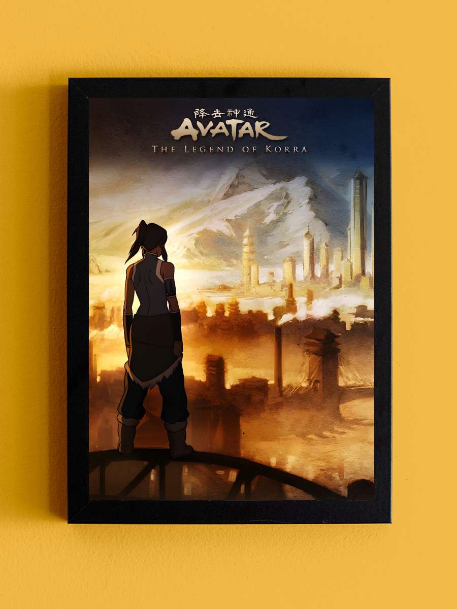 Avatar: The Legend of Korra - The Legend of Korra Dizi Tablo Siyah Çerçeveli Dizi Poster Duvar Tablo