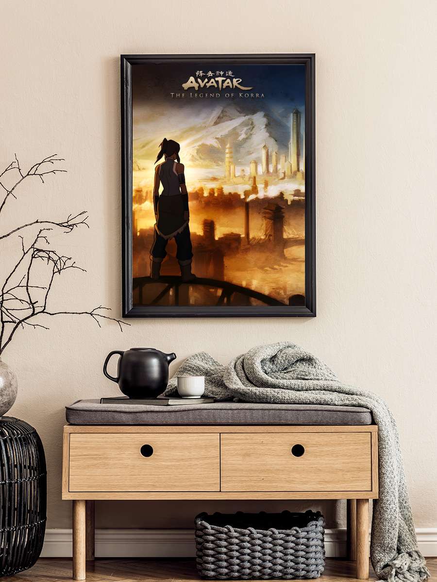 Avatar: The Legend of Korra - The Legend of Korra Dizi Tablo Siyah Çerçeveli Dizi Poster Duvar Tablo