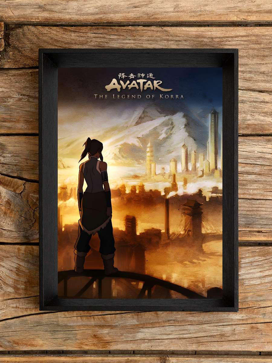 Avatar: The Legend of Korra - The Legend of Korra Dizi Tablo Siyah Çerçeveli Dizi Poster Duvar Tablo