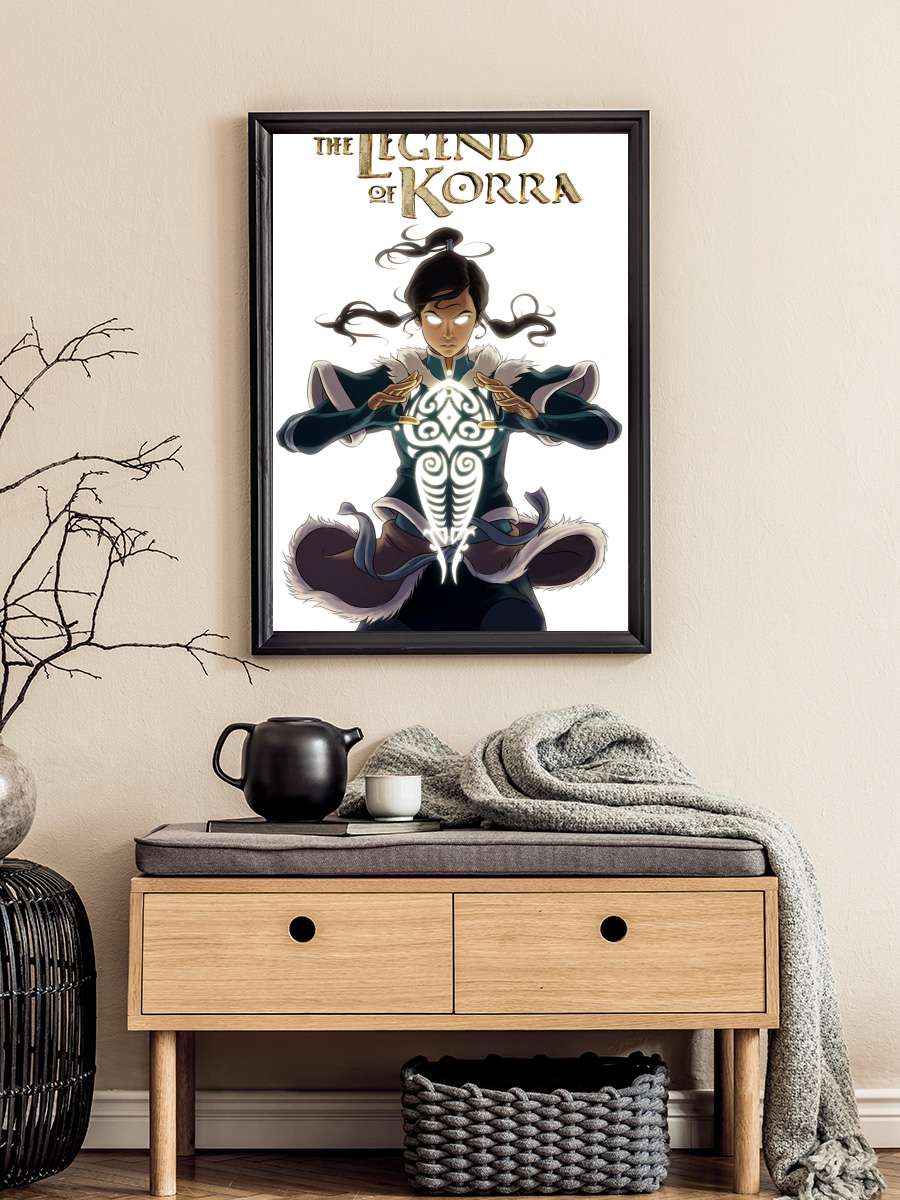 Avatar: The Legend of Korra - The Legend of Korra Dizi Tablo Siyah Çerçeveli Dizi Poster Duvar Tablo