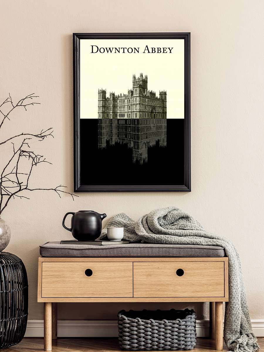 Downton Abbey Dizi Tablo Siyah Çerçeveli Dizi Poster Duvar Tablo