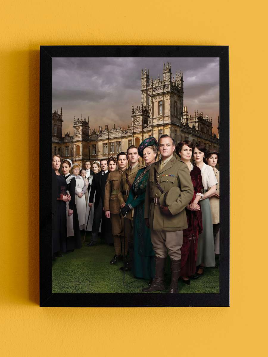 Downton Abbey Dizi Tablo Siyah Çerçeveli Dizi Poster Duvar Tablo