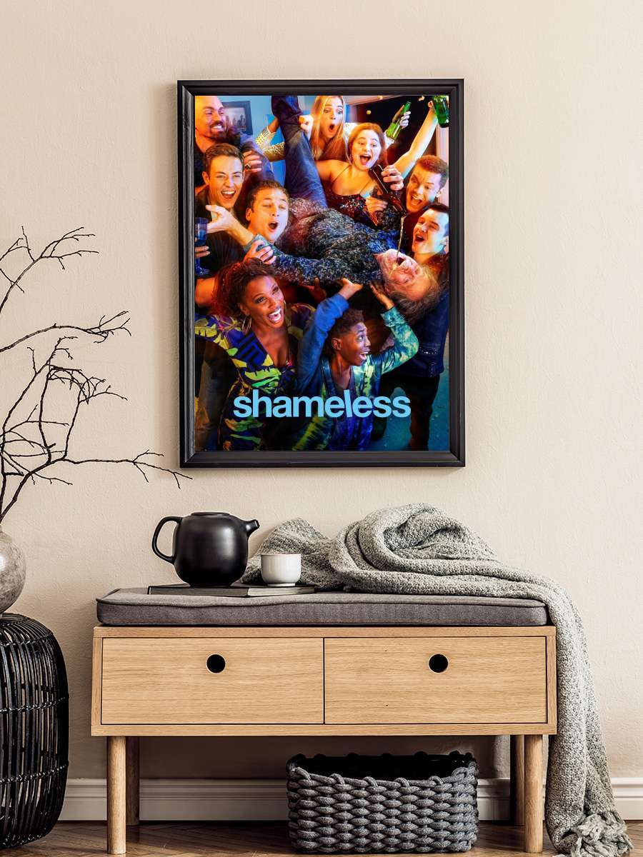 Shameless Dizi Tablo Siyah Çerçeveli Dizi Poster Duvar Tablo