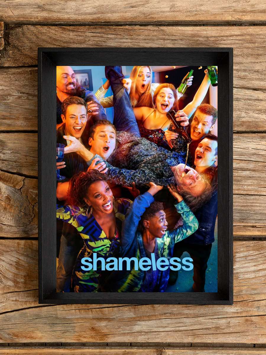 Shameless Dizi Tablo Siyah Çerçeveli Dizi Poster Duvar Tablo