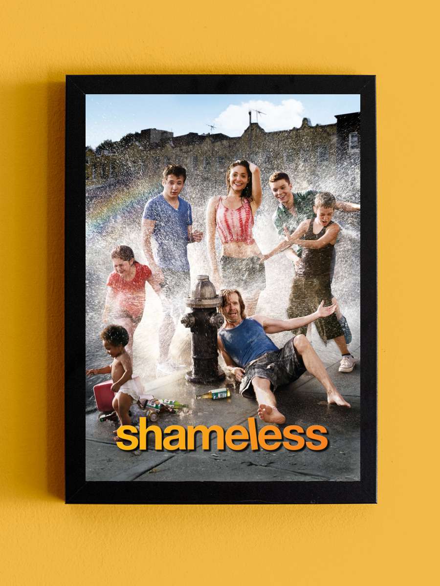 Shameless Dizi Tablo Siyah Çerçeveli Dizi Poster Duvar Tablo