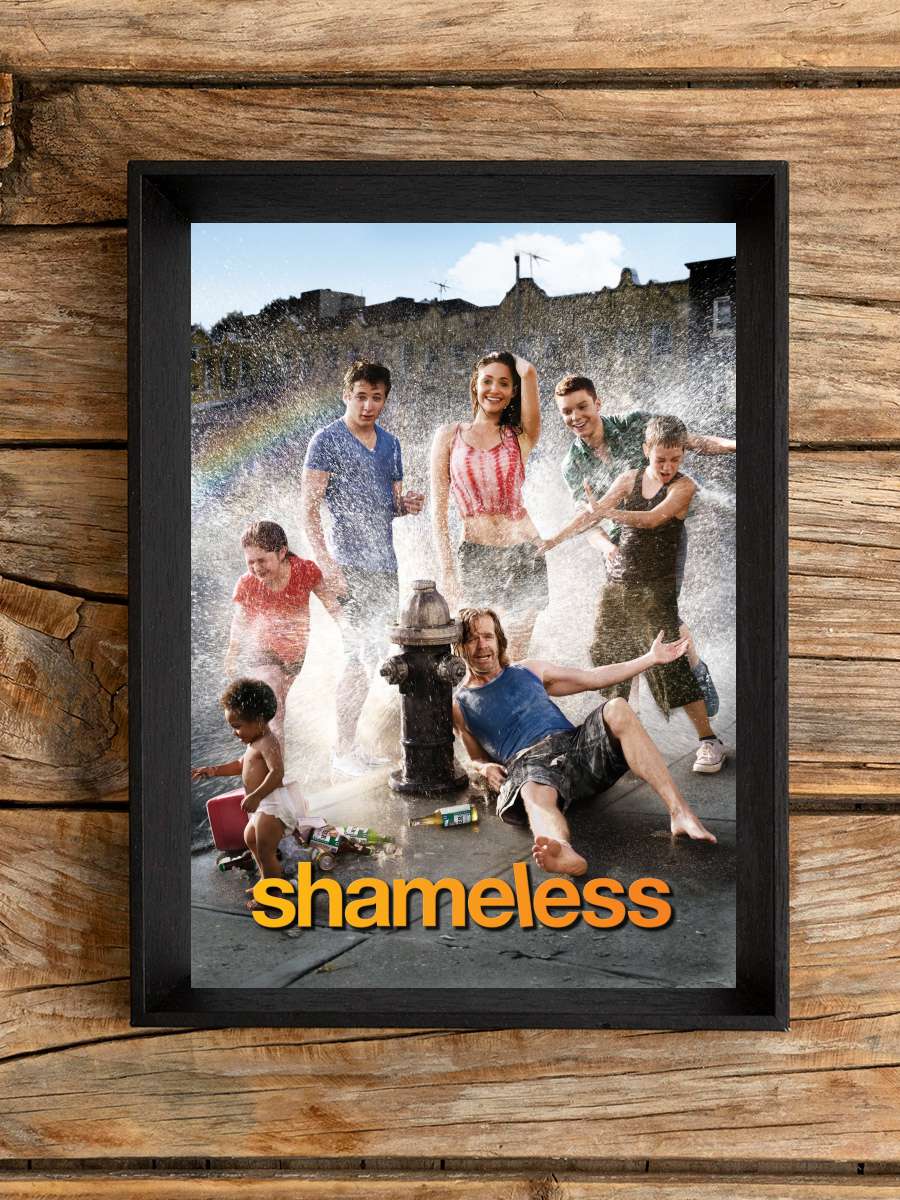 Shameless Dizi Tablo Siyah Çerçeveli Dizi Poster Duvar Tablo