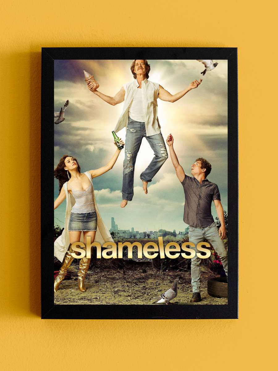 Shameless Dizi Tablo Siyah Çerçeveli Dizi Poster Duvar Tablo