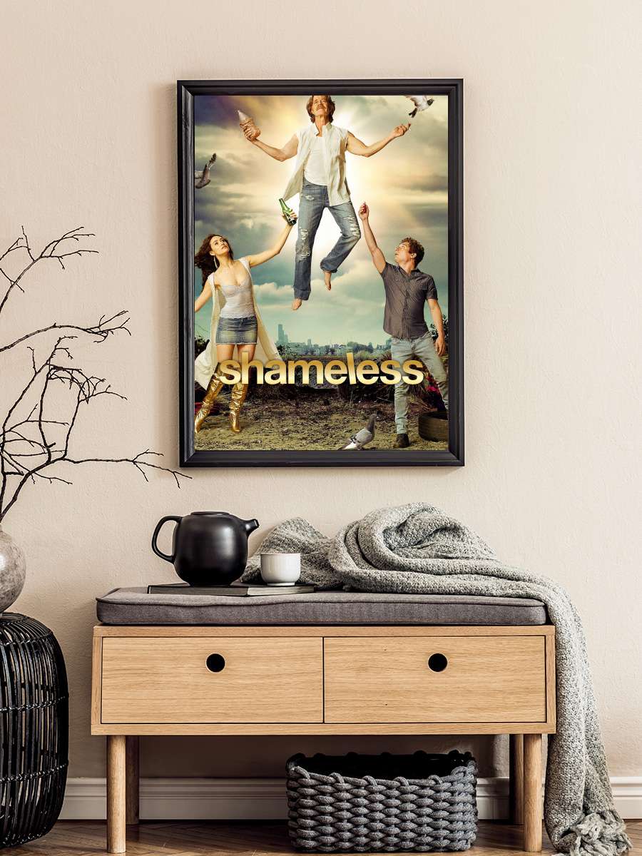 Shameless Dizi Tablo Siyah Çerçeveli Dizi Poster Duvar Tablo