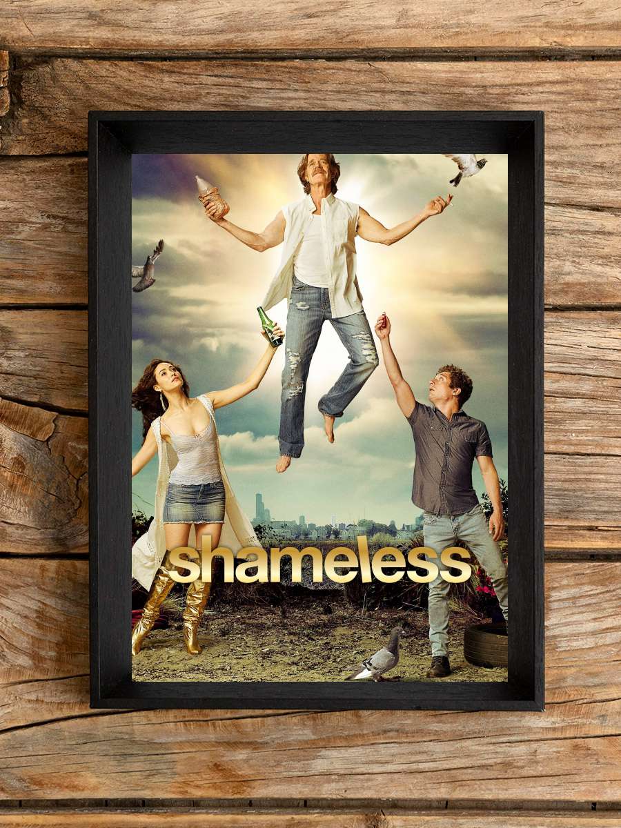 Shameless Dizi Tablo Siyah Çerçeveli Dizi Poster Duvar Tablo