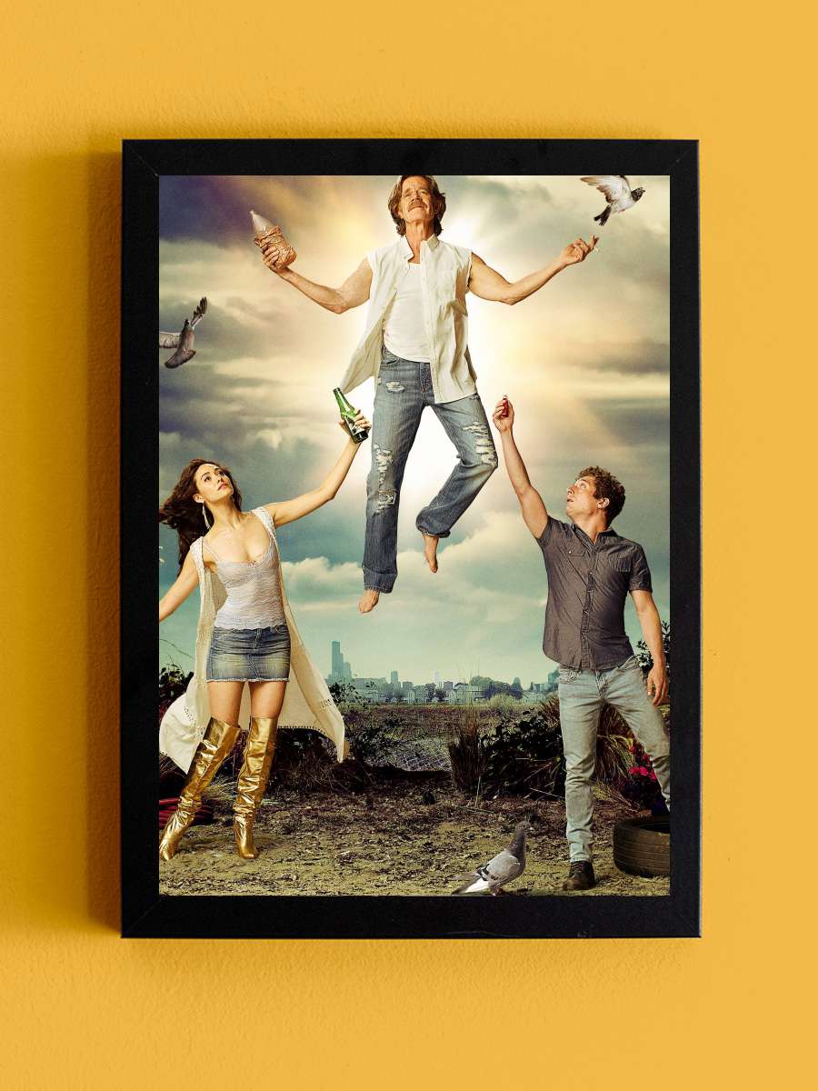 Shameless Dizi Tablo Siyah Çerçeveli Dizi Poster Duvar Tablo