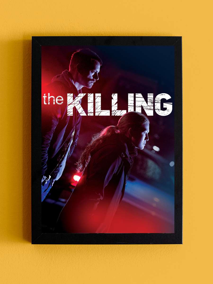 The Killing Dizi Tablo Siyah Çerçeveli Dizi Poster Duvar Tablo