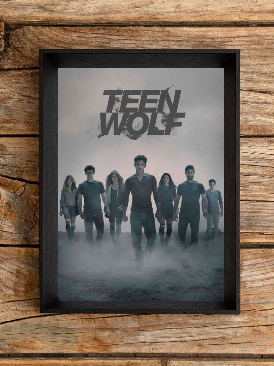 Teen Wolf Dizi Tablo Siyah Çerçeveli Dizi Poster Duvar Tablo