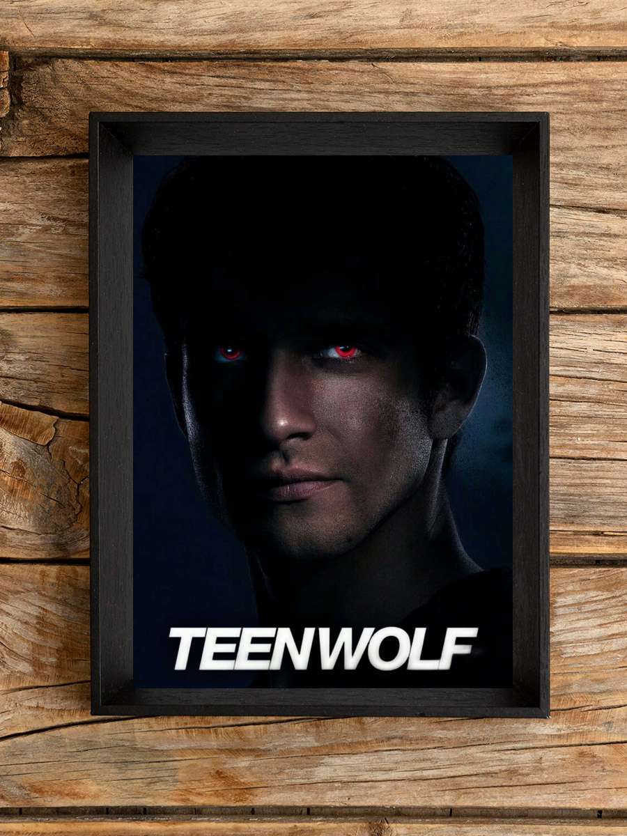 Teen Wolf Dizi Tablo Siyah Çerçeveli Dizi Poster Duvar Tablo