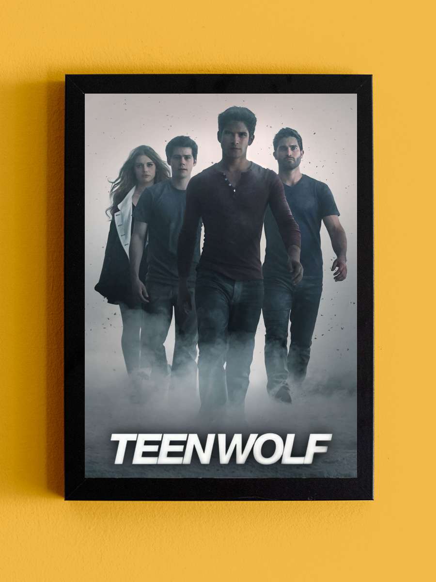 Teen Wolf Dizi Tablo Siyah Çerçeveli Dizi Poster Duvar Tablo