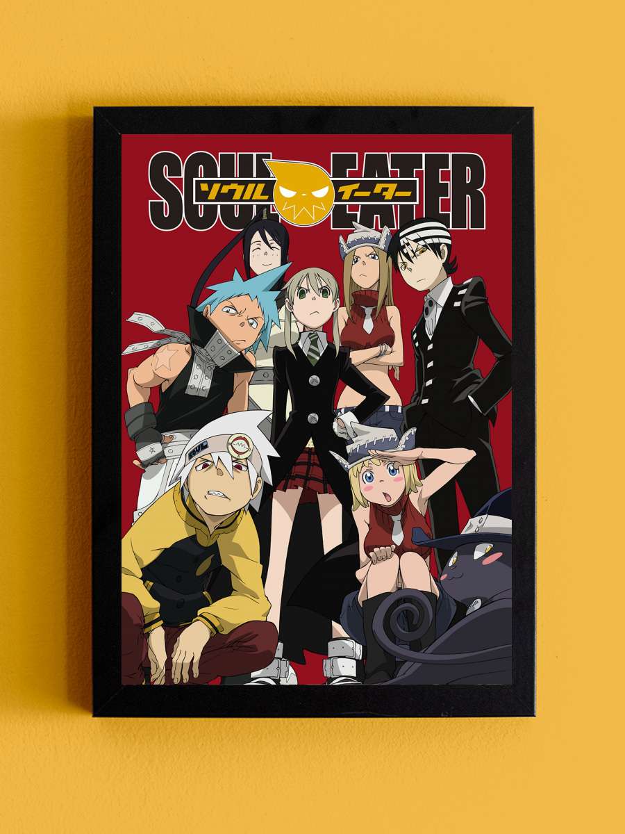 Soul Eater - ソウルイーター Dizi Tablo Siyah Çerçeveli Dizi Poster Duvar Tablo