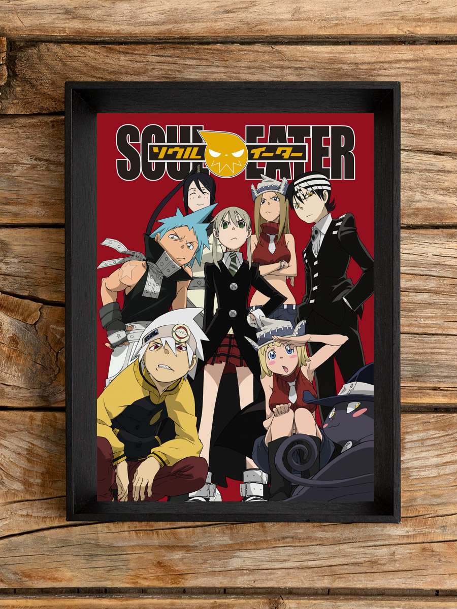 Soul Eater - ソウルイーター Dizi Tablo Siyah Çerçeveli Dizi Poster Duvar Tablo