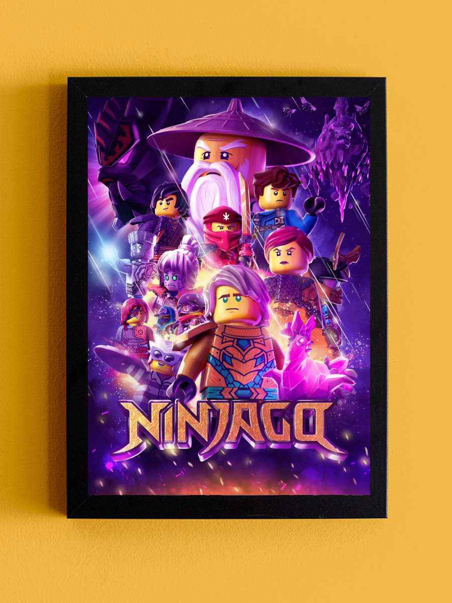 Ninjago: Spinjitzu'nun Ustaları - Ninjago: Masters of Spinjitzu Dizi Tablo Siyah Çerçeveli Dizi Poster Duvar Tablo