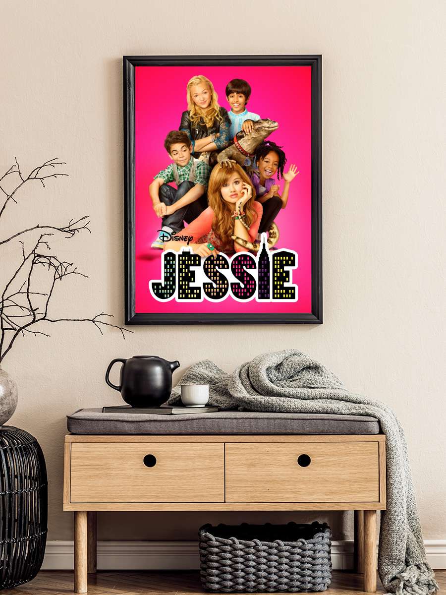 Jessie Dizi Tablo Siyah Çerçeveli Dizi Poster Duvar Tablo