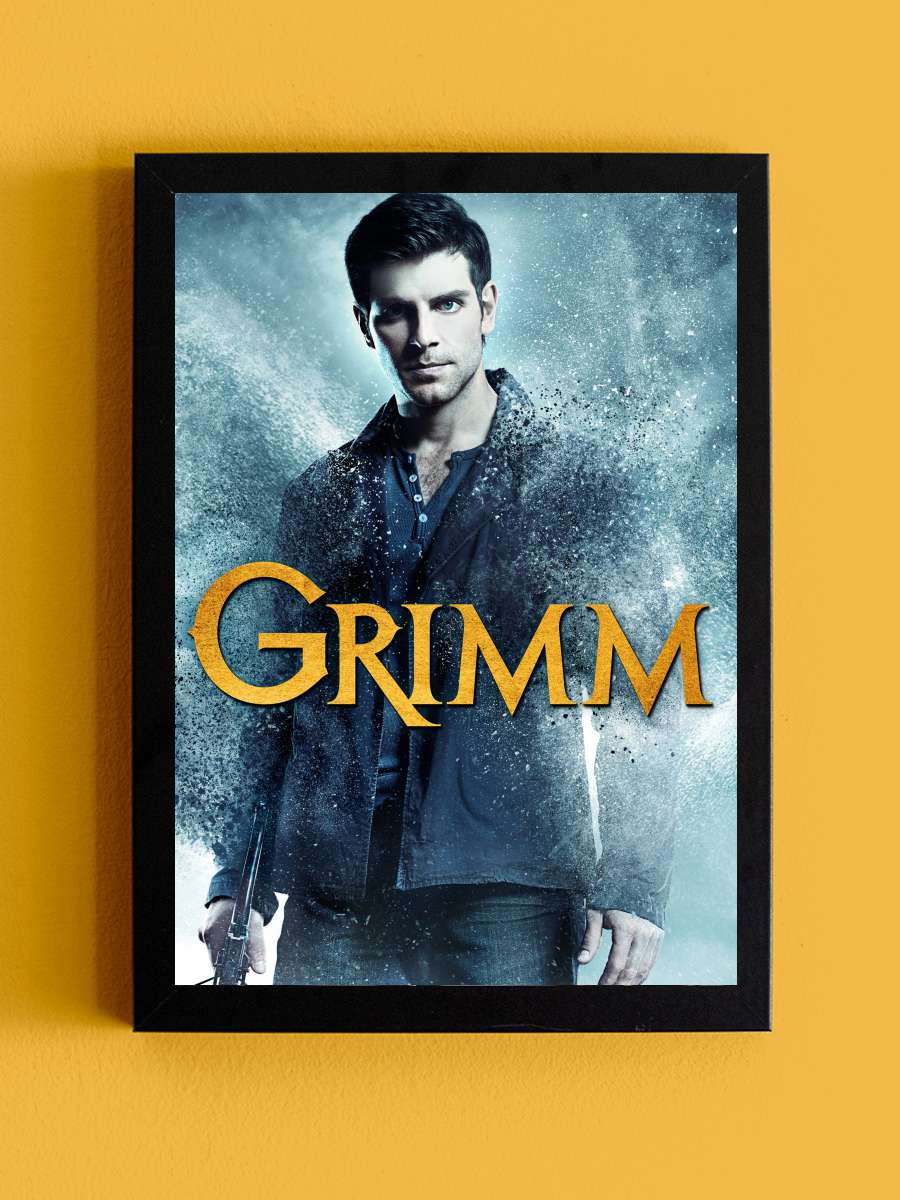 Grimm Dizi Tablo Siyah Çerçeveli Dizi Poster Duvar Tablo