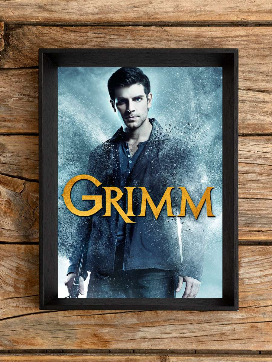 Grimm Dizi Tablo Siyah Çerçeveli Dizi Poster Duvar Tablo