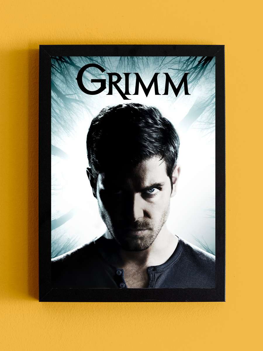 Grimm Dizi Tablo Siyah Çerçeveli Dizi Poster Duvar Tablo