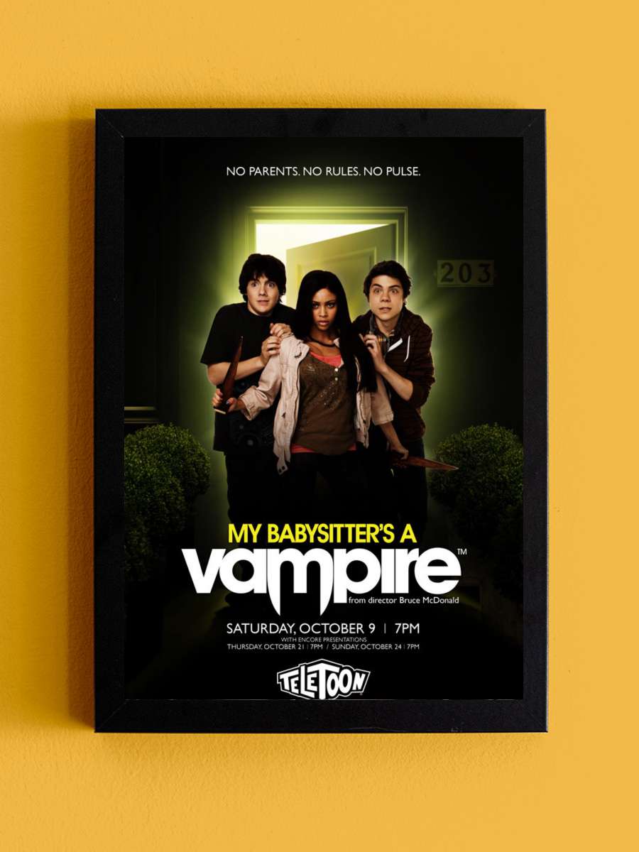 Bakıcım Bir Vampir - My Babysitter's a Vampire Dizi Tablo Siyah Çerçeveli Dizi Poster Duvar Tablo