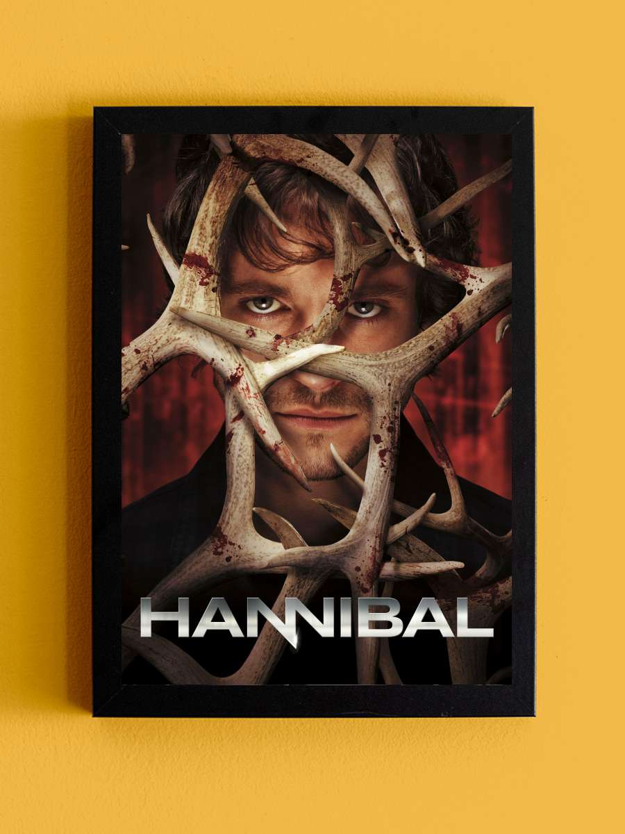 Hannibal Dizi Tablo Siyah Çerçeveli Dizi Poster Duvar Tablo