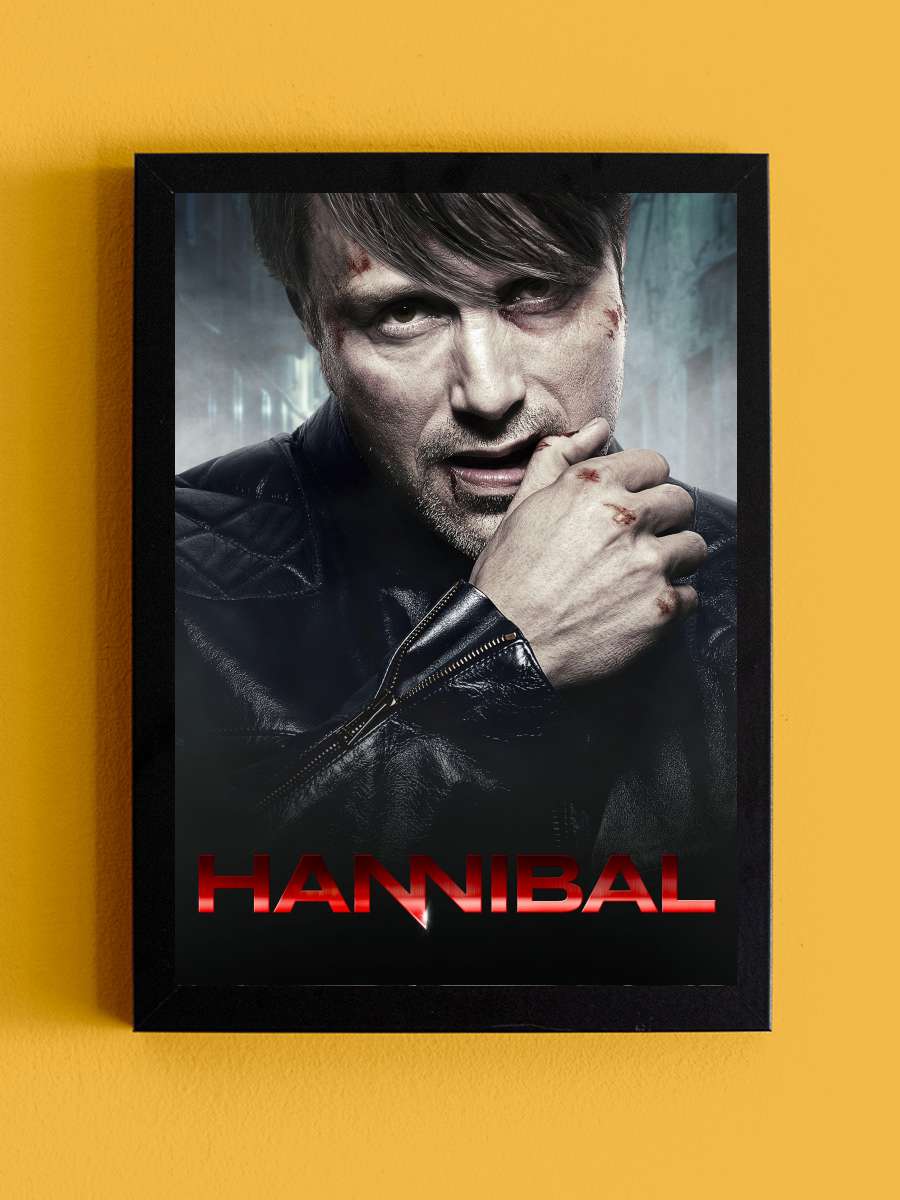 Hannibal Dizi Tablo Siyah Çerçeveli Dizi Poster Duvar Tablo