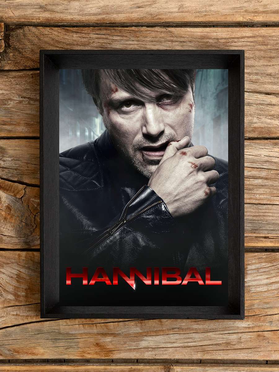 Hannibal Dizi Tablo Siyah Çerçeveli Dizi Poster Duvar Tablo