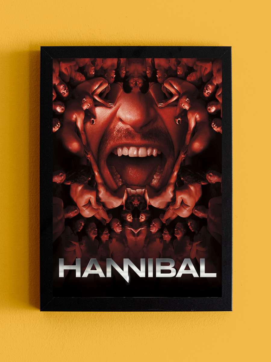 Hannibal Dizi Tablo Siyah Çerçeveli Dizi Poster Duvar Tablo