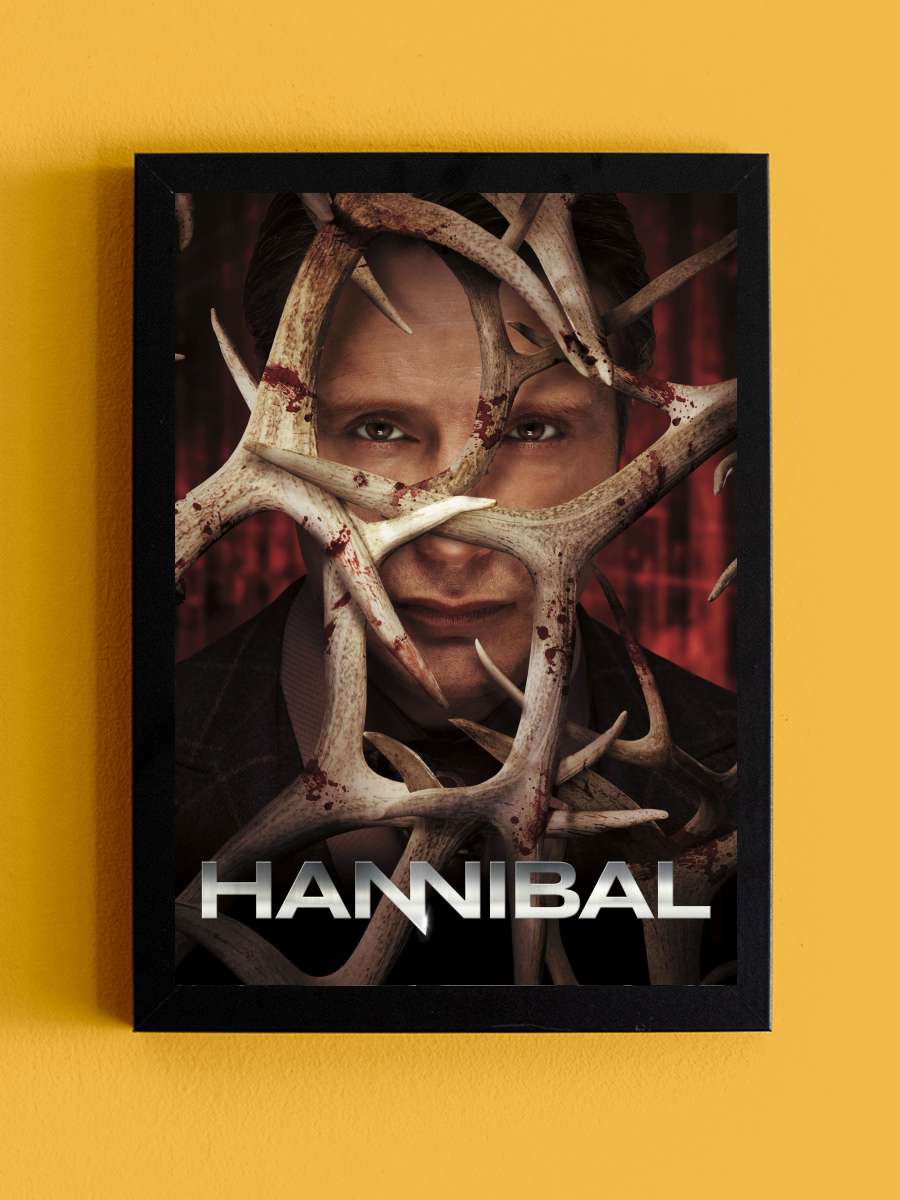 Hannibal Dizi Tablo Siyah Çerçeveli Dizi Poster Duvar Tablo