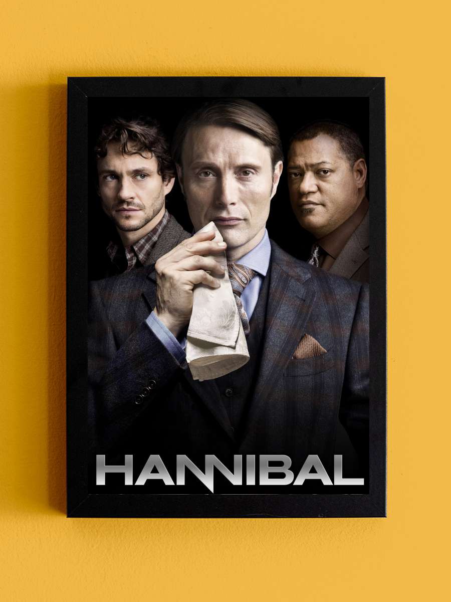 Hannibal Dizi Tablo Siyah Çerçeveli Dizi Poster Duvar Tablo