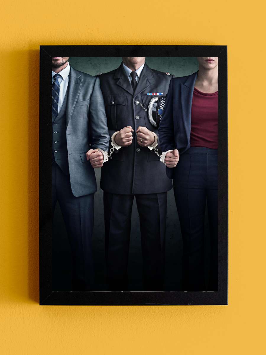 Line of Duty Dizi Tablo Siyah Çerçeveli Dizi Poster Duvar Tablo