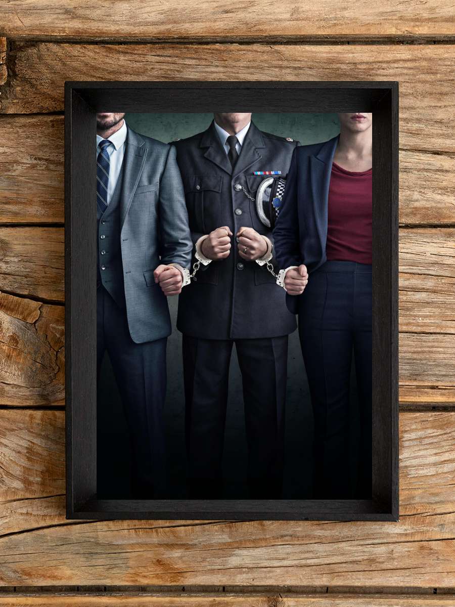 Line of Duty Dizi Tablo Siyah Çerçeveli Dizi Poster Duvar Tablo