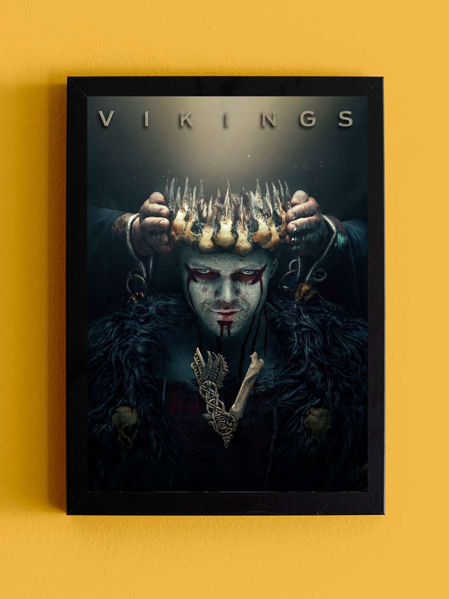 Vikingler - Vikings Dizi Tablo Siyah Çerçeveli Dizi Poster Duvar Tablo