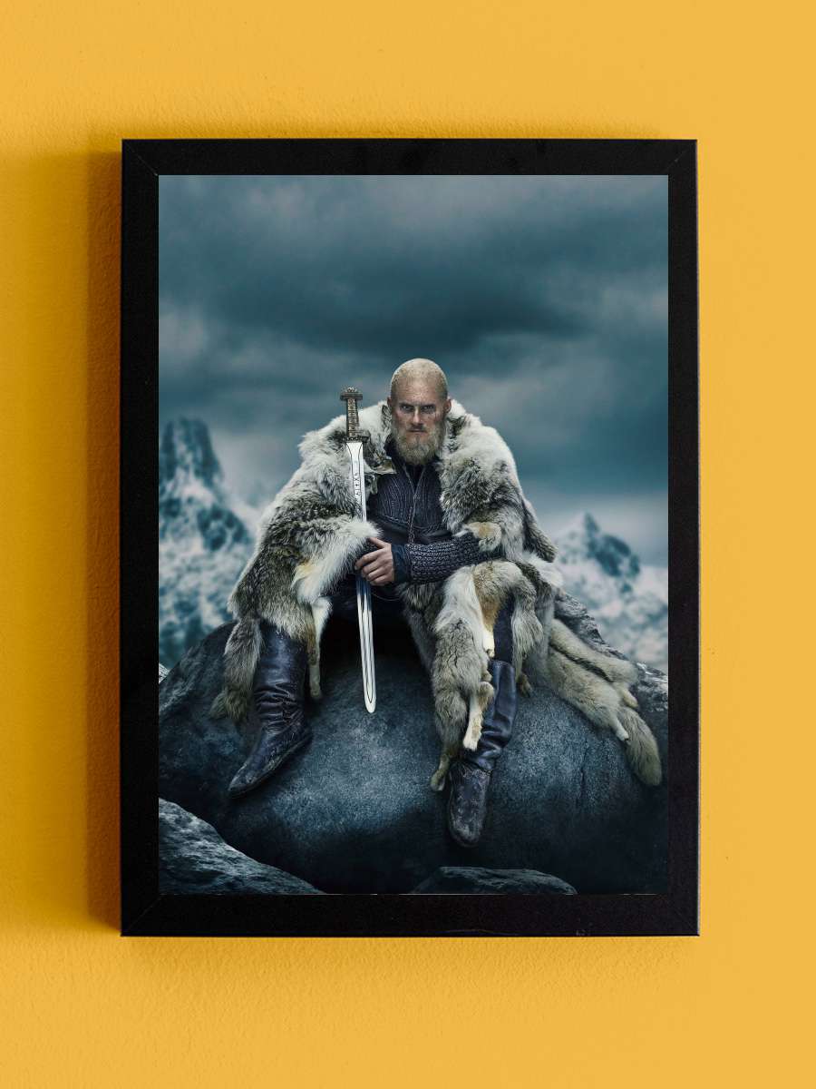 Vikingler - Vikings Dizi Tablo Siyah Çerçeveli Dizi Poster Duvar Tablo