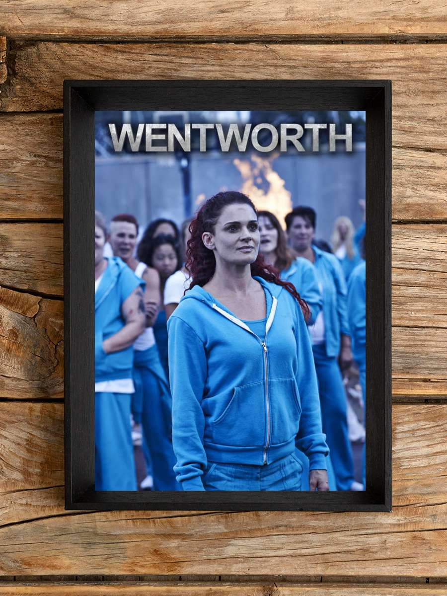 Wentworth Dizi Tablo Siyah Çerçeveli Dizi Poster Duvar Tablo