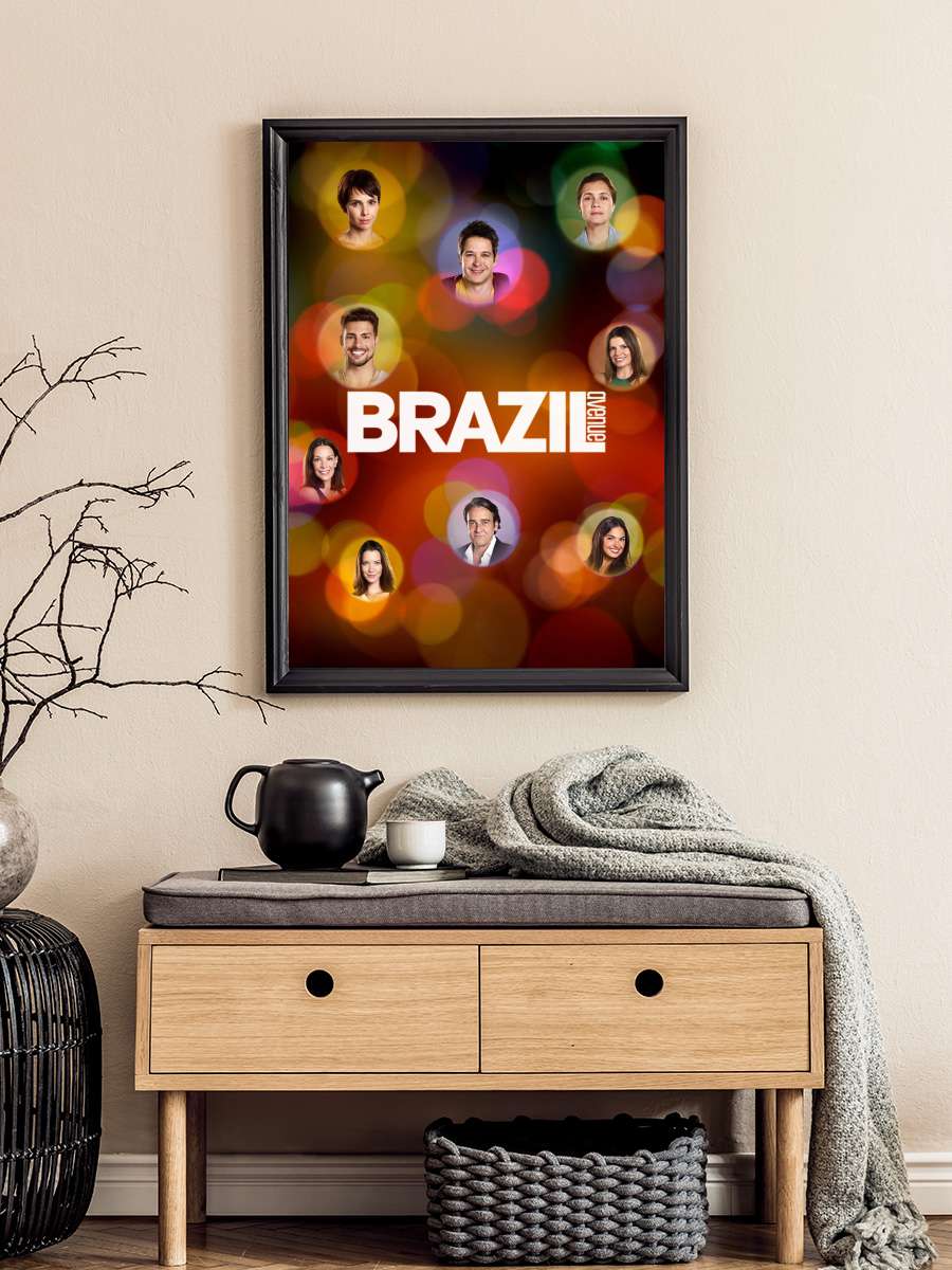 Avenida Brasil Dizi Tablo Siyah Çerçeveli Dizi Poster Duvar Tablo