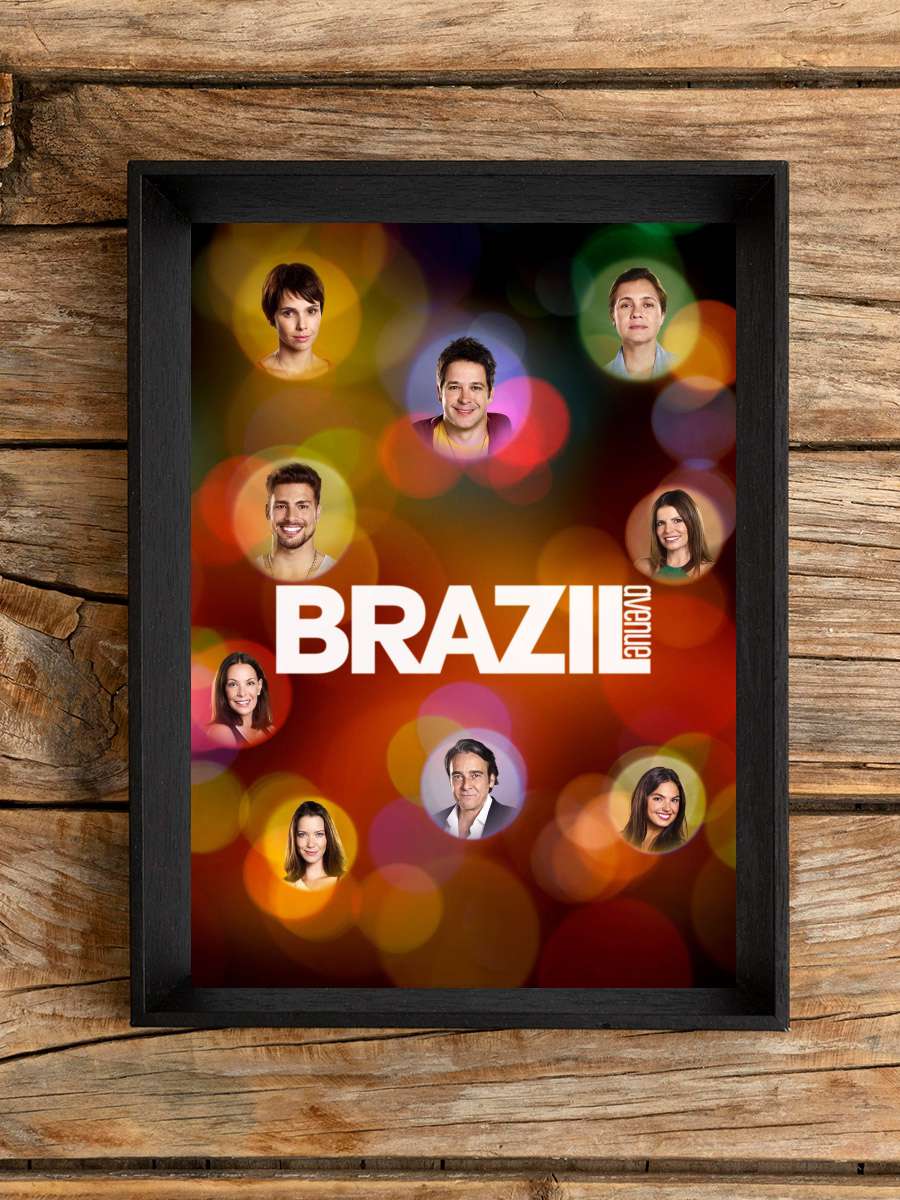 Avenida Brasil Dizi Tablo Siyah Çerçeveli Dizi Poster Duvar Tablo