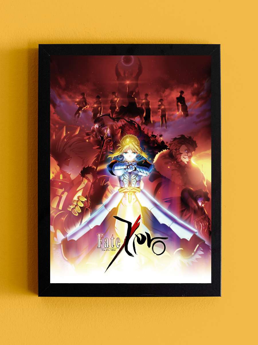 Fate/Zero Dizi Tablo Siyah Çerçeveli Dizi Poster Duvar Tablo