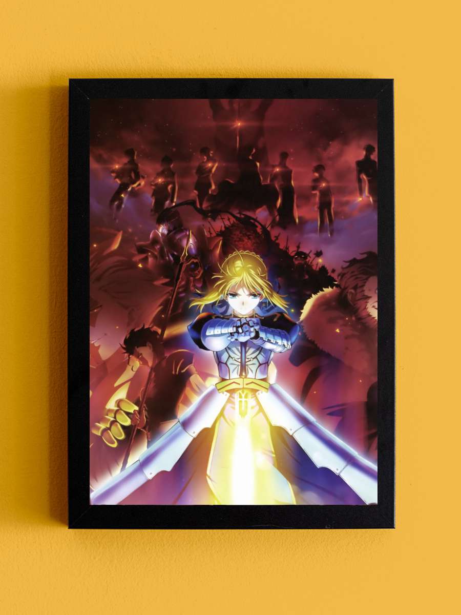 Fate/Zero Dizi Tablo Siyah Çerçeveli Dizi Poster Duvar Tablo